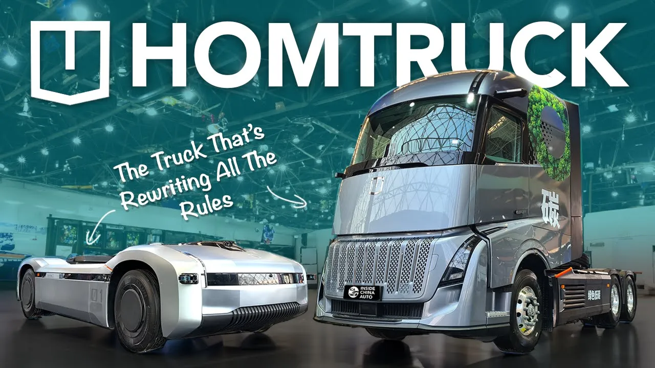 Farizon Homtruck Ridealong - The Future of Autonomous Electric Trucks