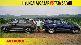 Hyundai Alcazar vs Tata Safari - Two very different takes on the three row SUV  | Autocar India