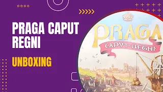 Praga Caput Regni Board Game Unboxing | DaniCha