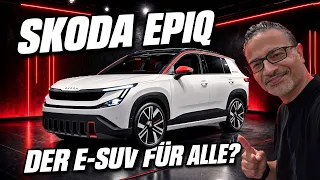 Der „ECHTE“ Volkswagen von Skoda? Škoda Epiq Weltpremiere | Elektroauto für alle?
