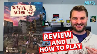 Survive Alive Board Game Review and How to Play