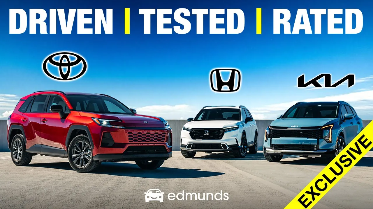 NEW Toyota RAV4 vs. Honda CR-V Hybrid vs. Kia Sportage Hybrid | Best Hybrid SUV
