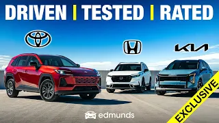 NEW Toyota RAV4 vs. Honda CR-V Hybrid vs. Kia Sportage Hybrid | Best Hybrid SUV