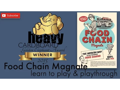Heavy Cardboard Teaches Food Chain Magnate & Full Playthrough!