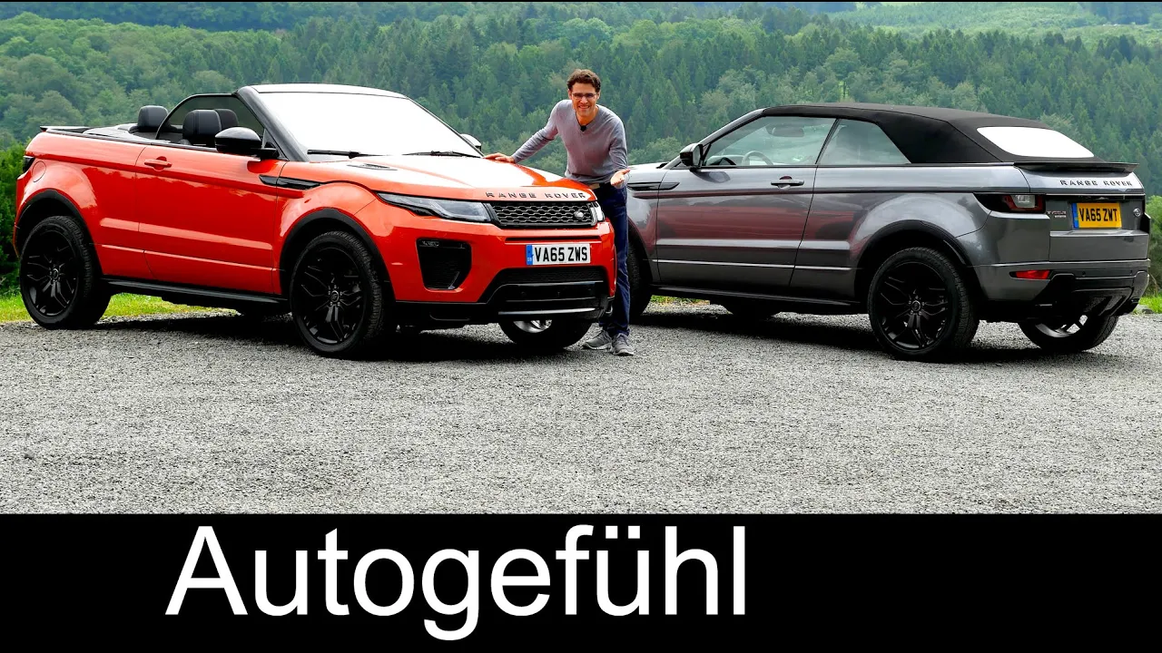 Range Rover Evoque Cabriolet FULL REVIEW test driven new SUV Convertible neu