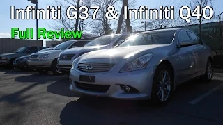 2014 Infiniti G37 & 2015 Infiniti Q40: Full Review