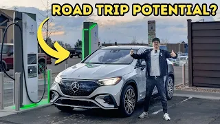 Here's How Well The Mercedes EQE SUV Would Charge On Our Simulated Road Trip Challenge