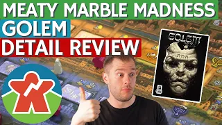 The Broken Meeple - Golem Review - Meaty Marble Madness