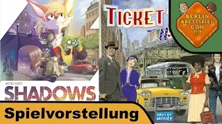 Hunter & Cron: Berlin Brettspiel Con 2018 - Spielvorstellung - Shadows: Amsterdam