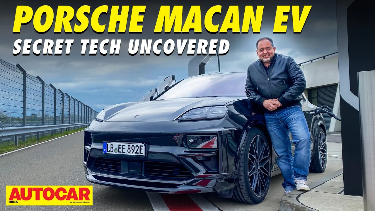2024 Porsche Macan EV - All the tech on the all-new, all-electric Macan |First Look| @autocarindia1