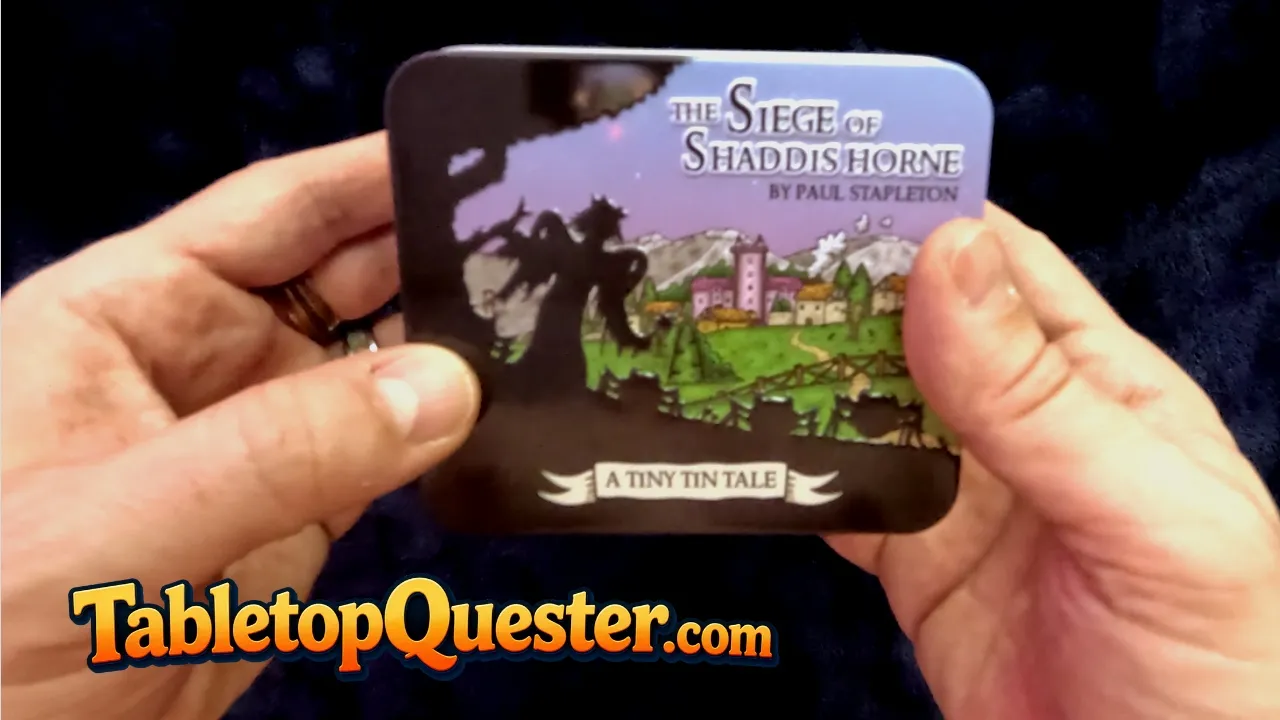 The Siege of Shaddis Horne (2026) solo board game unboxing