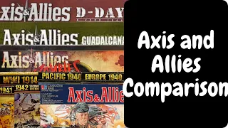 Axis and Allies Comparison