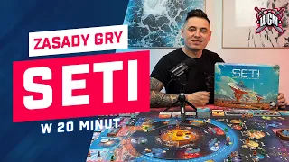 SETI Zasady Gry w 20 minut. Wideo instrukcja jak grać w SETI, z przykładami.