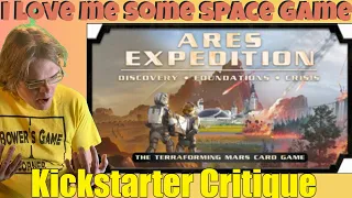 Ares Expedition: Discovery · Foundations · Crisis - Kickstarter Critique Review
