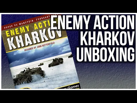 Enemy Action: Kharkov | Compass Games | Solitaire Wargame Historical Board Game | John Butterfield