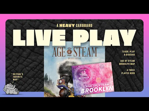 Age of Steam - Brooklyn - 4p Teaching, Play-through, & Round table by Heavy Cardboard