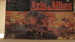 Axis and Allies Spring 1942 ( original MB board game ) game set up