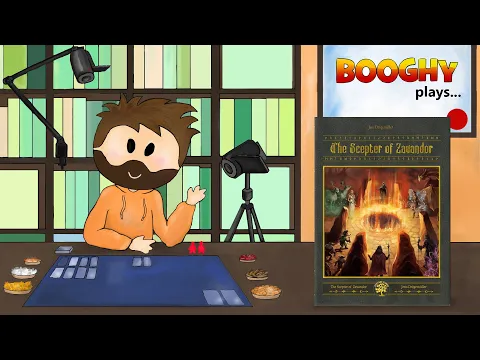 Booghy plays... The Scepter of Zavandor(2p, Rules Overview, Playthrough, Review)