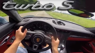 Porsche 911 TURBO S | 991 MK2 | Acceleration POV Launch Control Sound Test Drive by AutoTopNL