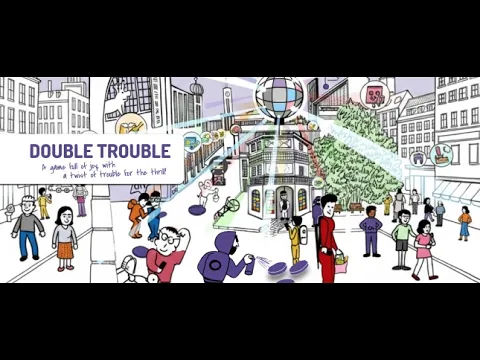DOUBLE TROUBLE — Join the thrill! Board game by Javier Nieto Cano and Rafael Swiniarski