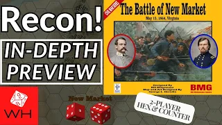 Recon! Battle of New Market: Field of Lost Shoes May 15, 1864 | Hex & Counter | Preview