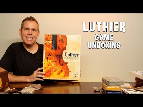 Unboxing Luthier - Musical Instruments Crafting Board Game