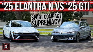 2025 Volkswagen GTI Vs. 2025 Hyundai Elantra N – Who Makes The Best Affordable Speed?