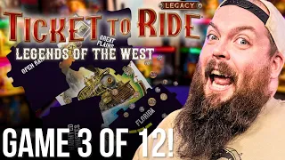 Expanding New Frontiers! - Ticket To Ride Legacy Game 3!