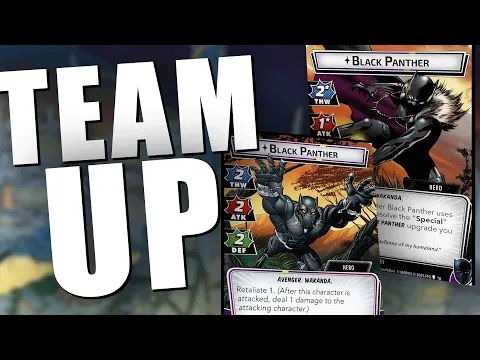 Black Panther Team Up vs Expert Unus Marvel Champions 2 Handed Gameplay
