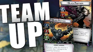 Black Panther Team Up vs Expert Unus Marvel Champions 2 Handed Gameplay