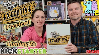 Preview of Executive Producer - Coming to #Kickstarter | Minty Beans Games Lab #boardgames