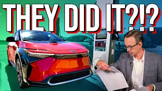 The 2024 Toyota bZ4X AWD EV is FINALLY Road Trip Ready