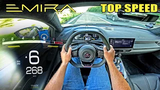 LOTUS EMIRA with 45 AMG ENGINE hits the AUTOBAHN!