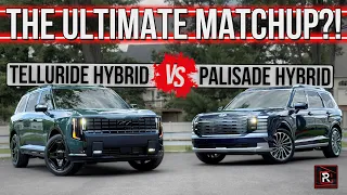 Hybrid Family SUV Fight! | 2027 Kia Telluride vs. 2026 Hyundai Palisade | Detailed Comparison