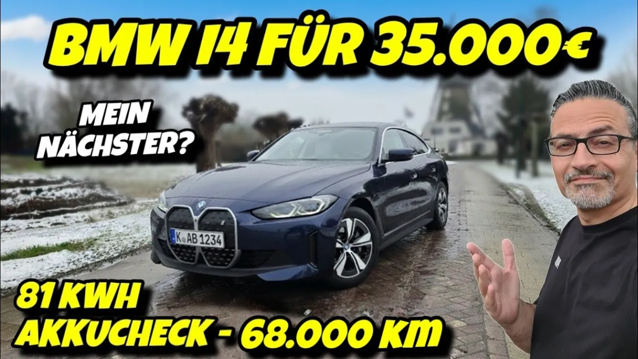 Gebrauchter BMW i4 eDrive40 im großen Check mit Aviloo Akkutest. #ev