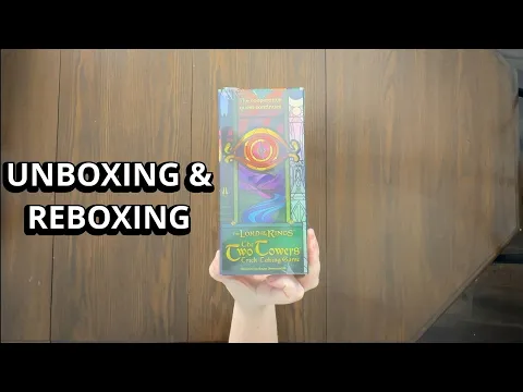 Lord of the Rings The Two Towers: Trick Taking Game - Unboxing & Reboxing - What's in the Box?