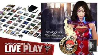 SHADOWS OF KILFORTH [PART 3] | BOARD GAME LIVE PLAY | 🐵🔥