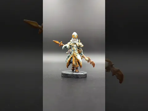 Get ready for an epic adventure in the Gloomhaven Crimson Scales world! Paint the Human Hierophant!