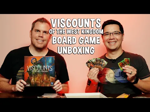 Unboxing Viscounts of the West Kingdom - Medieval Board Game