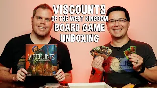 Unboxing Viscounts of the West Kingdom - Medieval Board Game