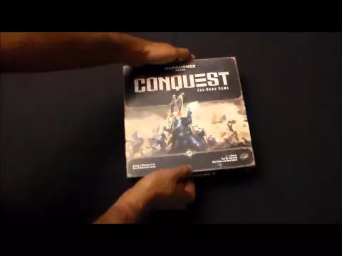 Unboxing of Warhammer 40k Conquest