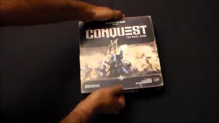 Unboxing of Warhammer 40k Conquest