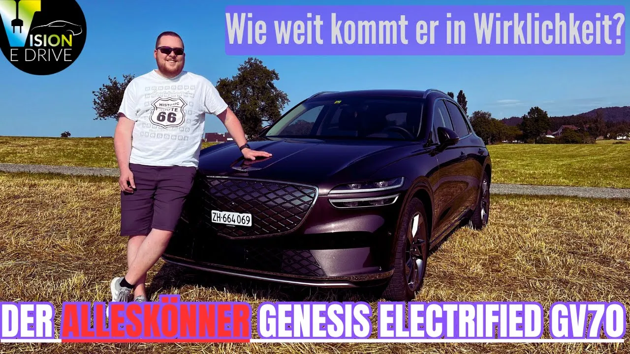 Im ECO Modus über 550km Reichweite! - GENESIS Electrified GV70 [Deutsch 4K] | Vision E Drive Nr.262
