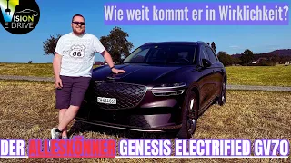 Im ECO Modus über 550km Reichweite! - GENESIS Electrified GV70 [Deutsch 4K] | Vision E Drive Nr.262