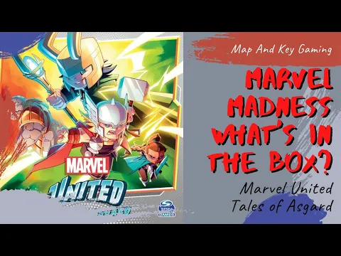 Marvel Madness!!! What's In The Box? Marvel United Tales Of Asgard Unboxing