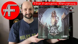 The Fanatic Reviews: Brass Empire 2e - a steampunk-themed deck building title by Rock Manor Games
