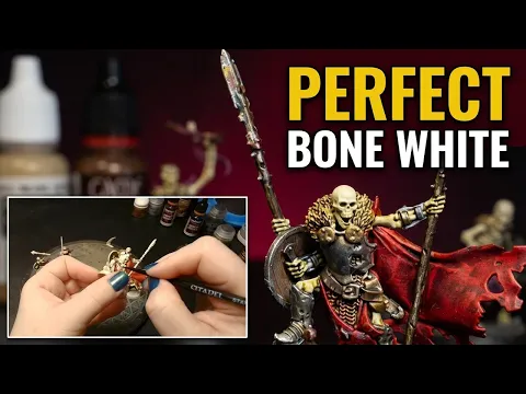 Warhammer Underworlds β Sepulchral Guard | Bone White + Contrast Workflow #lotusthalia #warhammer