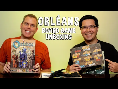 Unboxing Orléans - Medieval Bag Building Board Game