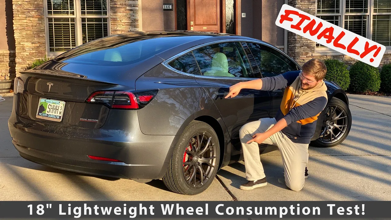 The range increase is significant! Lightweight 18” Wheels on Model 3 Performance