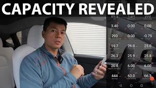 Tesla Model Y battery information in Scan My Tesla OBD tool